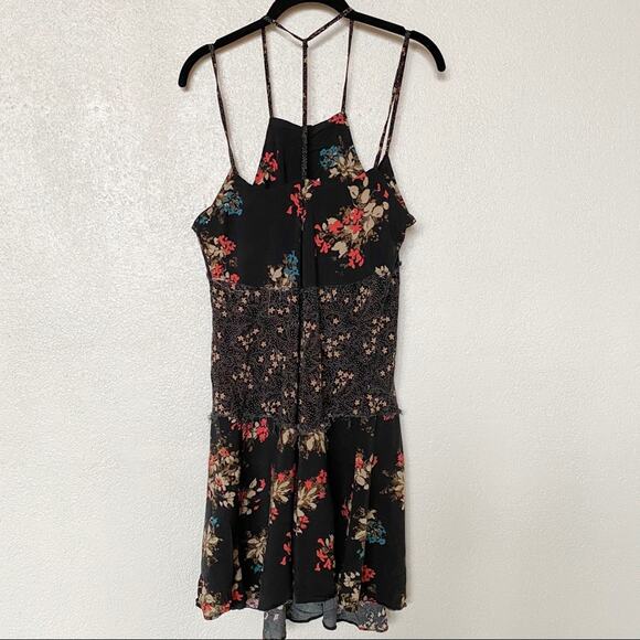 Free People Patchwork Crescent Slip Dress Size XS - Picture 13 of 14
